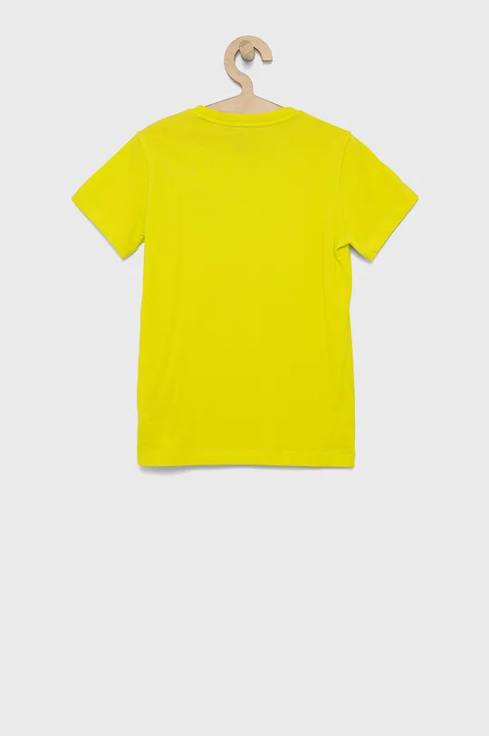 EA7 Emporio Armani T-shirt bawełniany dziecięcy 6KBT51.BJ02Z żółty