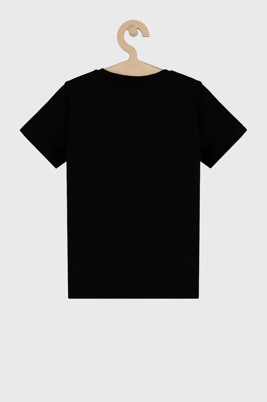 EA7 Emporio Armani T-shirt bawełniany dziecięcy 6KBT51.BJ02Z czarny