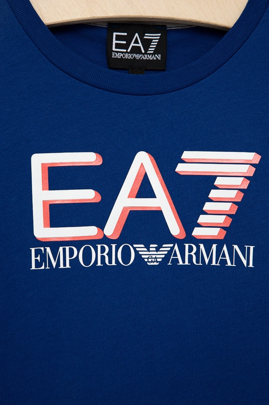 Дитячий лонгслів EA7 Emporio Armani  100% Бавовна