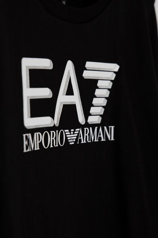 Detské tričko s dlhým rukávom EA7 Emporio Armani  100% Bavlna