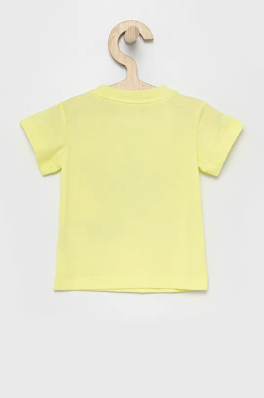 Дитяча бавовняна футболка adidas Originals жовтий