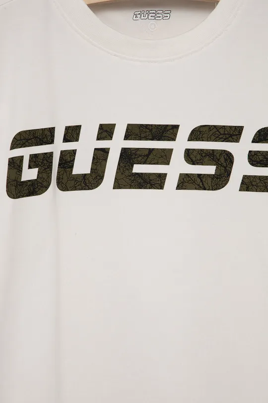 λευκό Παιδικό μπλουζάκι Guess