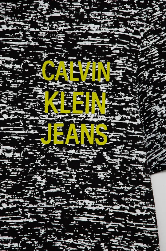 Calvin Klein Jeans T-shirt bawełniany dziecięcy IB0IB01004.4890 100 % Bawełna