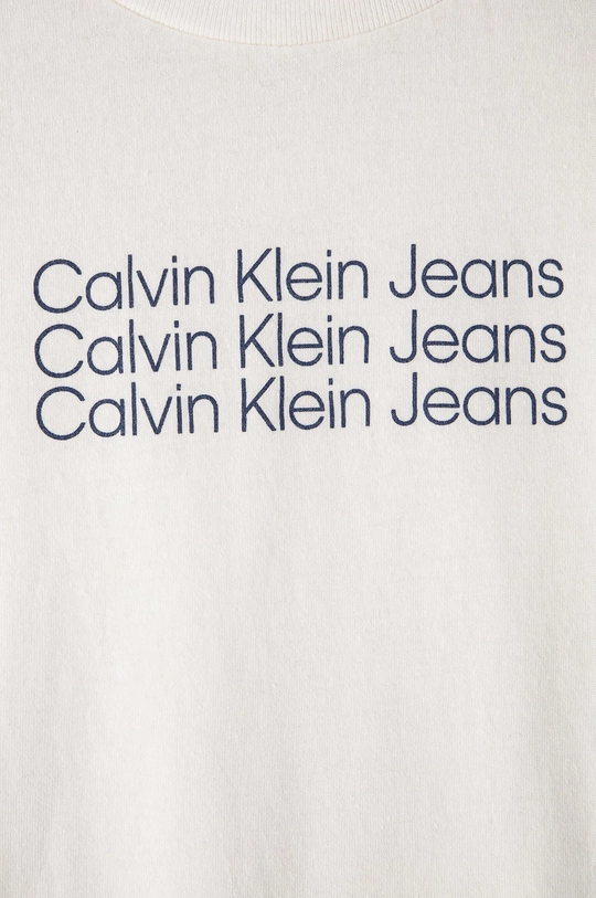 Calvin Klein Jeans T-shirt dziecięcy IB0IB01068.4890 100 % Bawełna