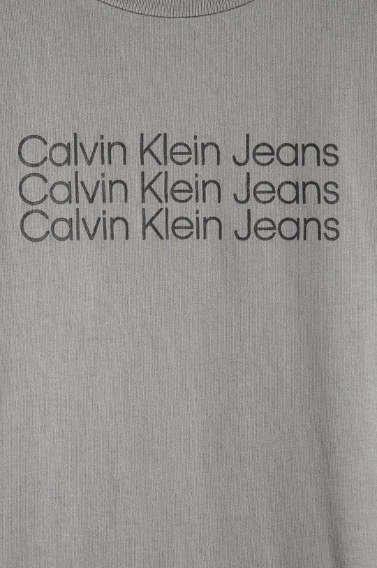 Calvin Klein Jeans T-shirt dziecięcy IB0IB01068.4890 100 % Bawełna