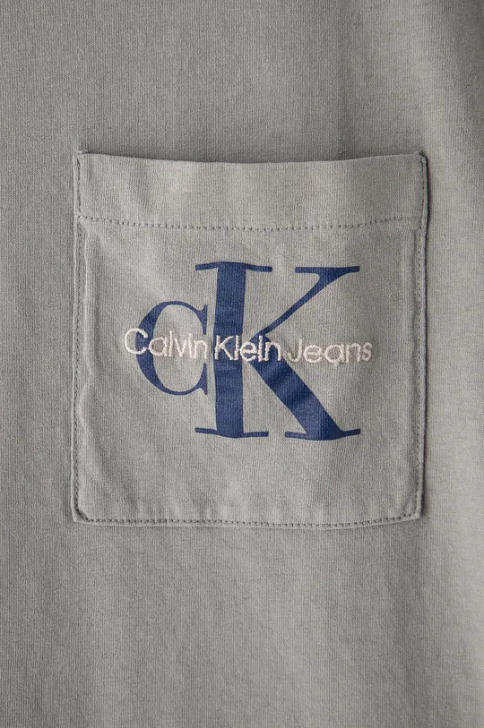 Calvin Klein Jeans T-shirt dziecięcy IB0IB01069.4890 100 % Bawełna