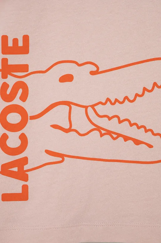 Παιδικό βαμβακερό μπλουζάκι Lacoste  100% Βαμβάκι