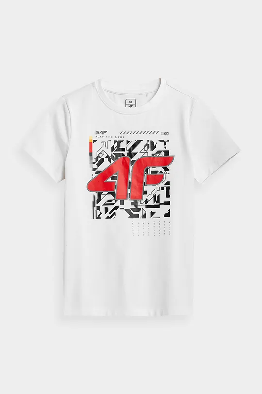 белый Детская футболка 4F Для мальчиков