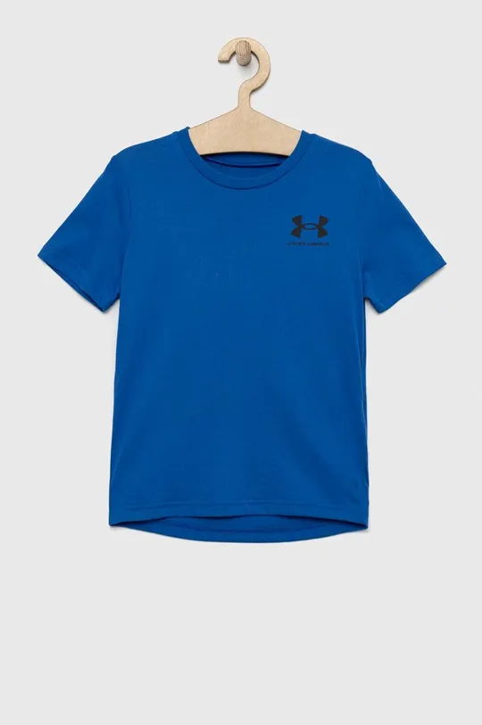 mornarsko modra Otroška kratka majica Under Armour Fantovski