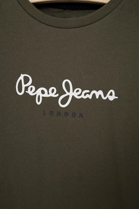 Дитяча бавовняна футболка Pepe Jeans New Art  Основний матеріал: 100% Бавовна