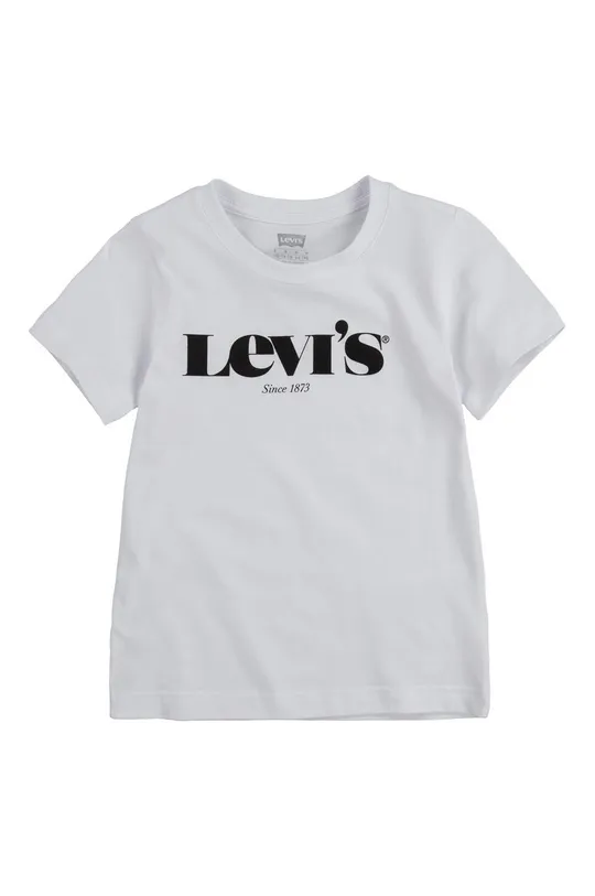 biały Levi's T-shirt dziecięcy Chłopięcy