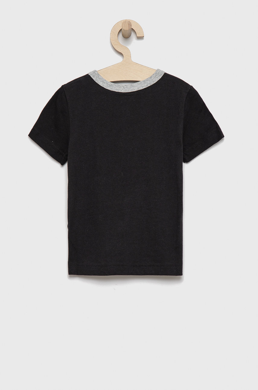 Levi's T-shirt bawełniany dziecięcy czarny