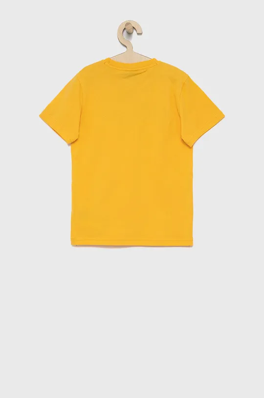 Champion T-shirt bawełniany dziecięcy 305770 żółty