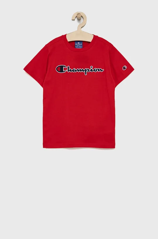 κόκκινο Παιδικό βαμβακερό μπλουζάκι Champion Για αγόρια