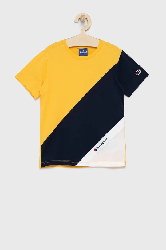 κίτρινο Champion - Παιδικό βαμβακερό μπλουζάκι Για αγόρια