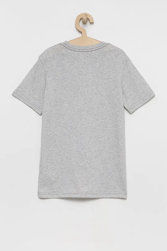 Дитяча бавовняна футболка Quiksilver сірий