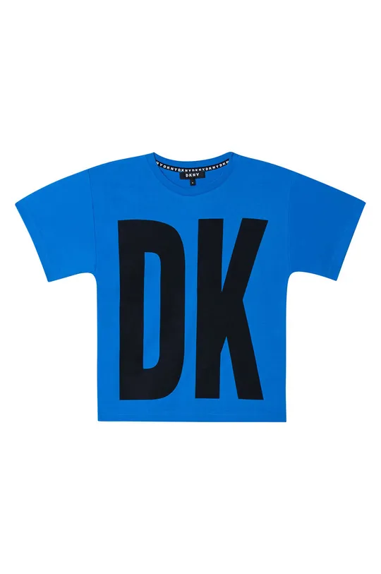 голубой Детская хлопковая футболка Dkny Для мальчиков