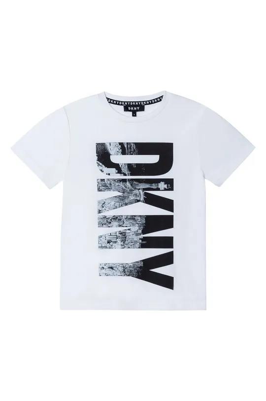 белый Детская футболка Dkny Для мальчиков