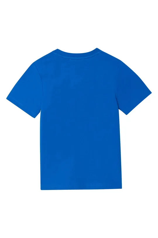 Dkny T-shirt bawełniany dziecięcy D25D48.102.108 turkusowy