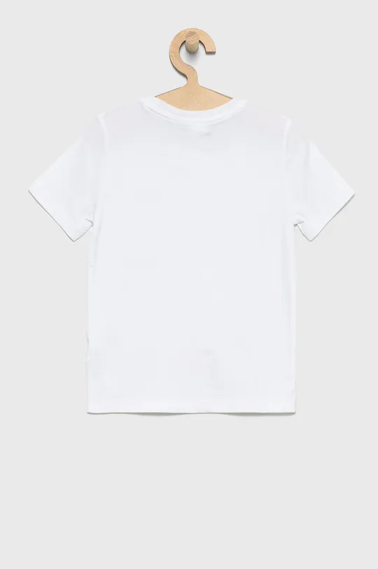 Boss T-shirt bawełniany dziecięcy J25L53.114.150 biały