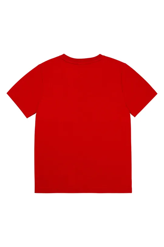 Boss T-shirt bawełniany dziecięcy J25L53.114.150 czerwony