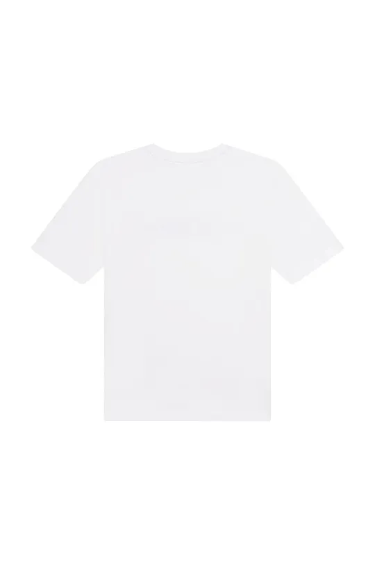 Boss T-shirt bawełniany dziecięcy J25P13.102.108 biały