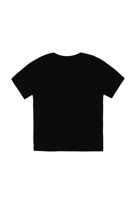 Detské bavlnené tričko Boss čierna