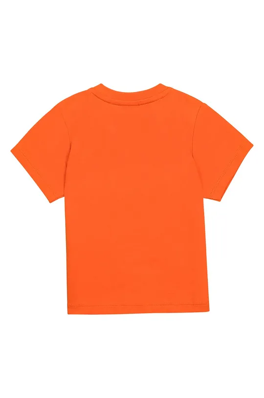 Boss T-shirt bawełniany dziecięcy J05869.86.94 pomarańczowy