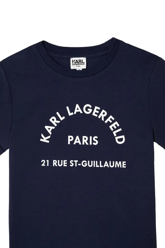 Karl Lagerfeld T-shirt bawełniany dziecięcy Z25316.86.108 100 % Bawełna