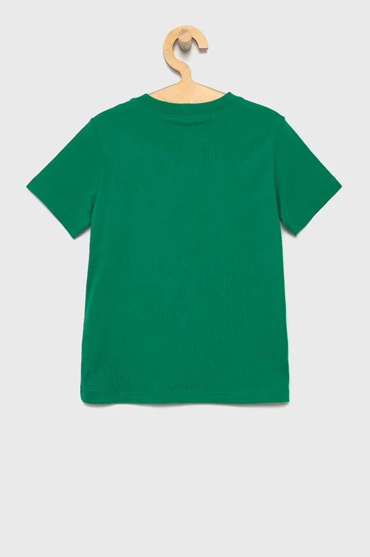 United Colors of Benetton T-shirt bawełniany dziecięcy zielony