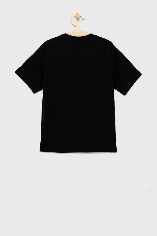 Detské bavlnené tričko Vans čierna