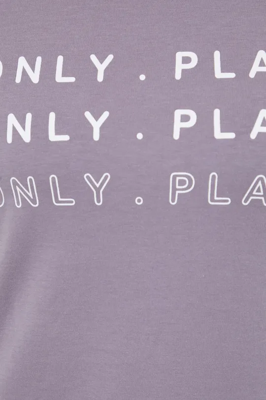 fioletowy Only Play T-shirt bawełniany