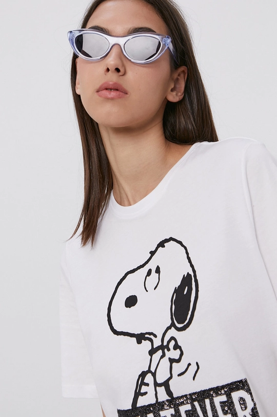 Only T-shirt bawełniany x Peanuts Damski