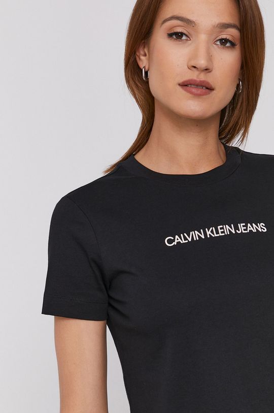 černá Tričko Calvin Klein Jeans