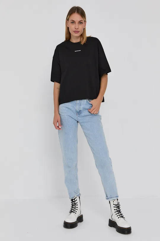 Calvin Klein Jeans t-shirt fekete