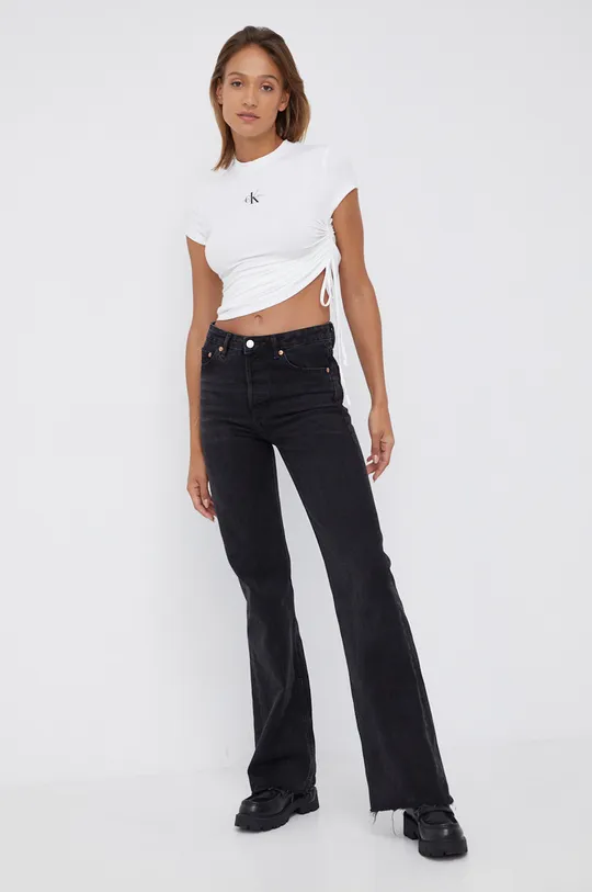 Calvin Klein Jeans T-shirt J20J216468.4890 biały