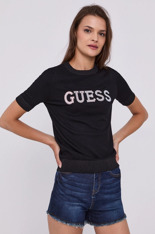 czarny Guess Sweter Damski