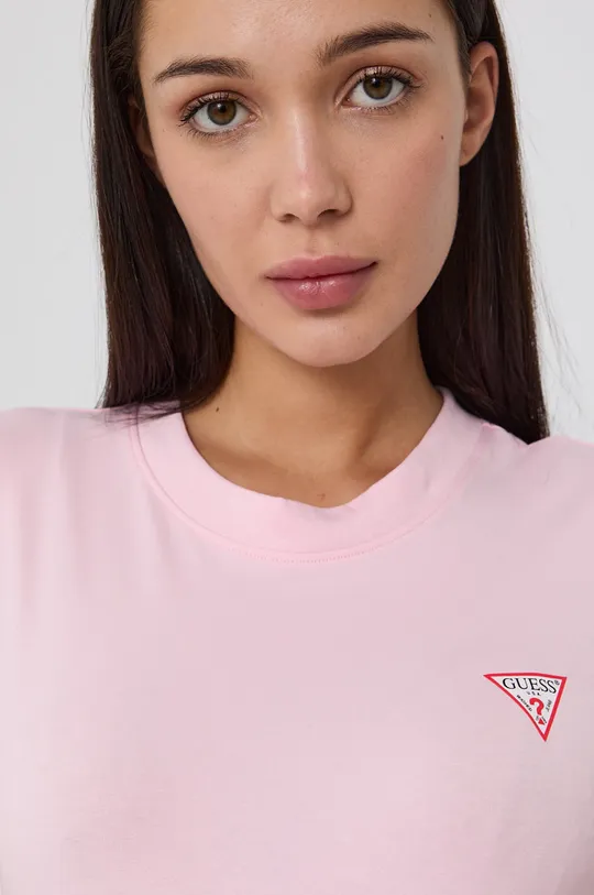 różowy Guess T-shirt W1YI0Z.J1311