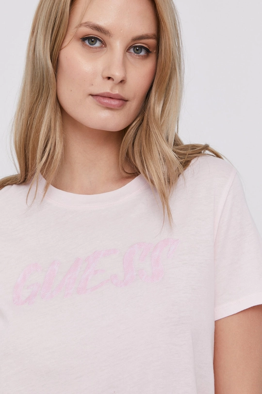 rózsaszín Guess t-shirt