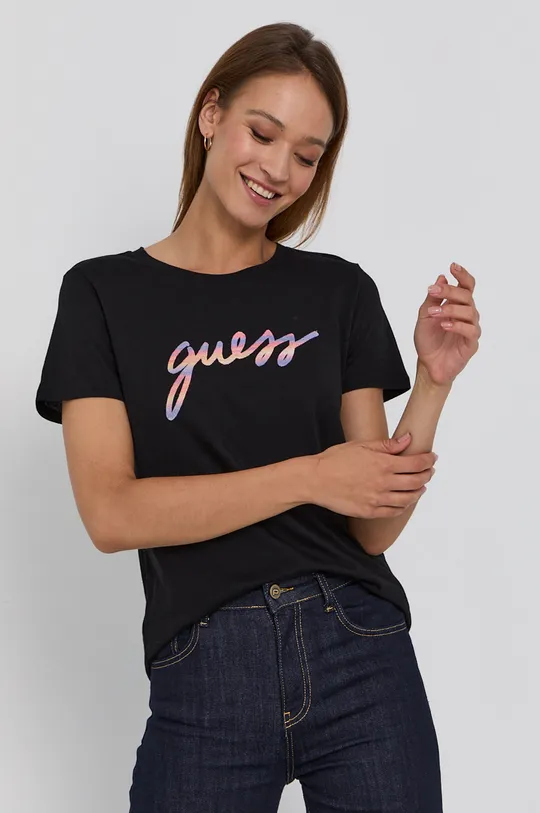 Guess t-shirt fekete