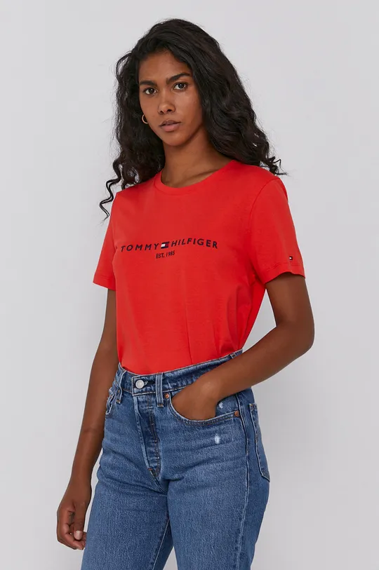 pomarańczowy Tommy Hilfiger - T-shirt
