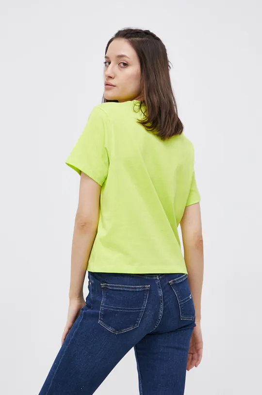 zielony Tommy Jeans T-shirt bawełniany DW0DW10057.4890