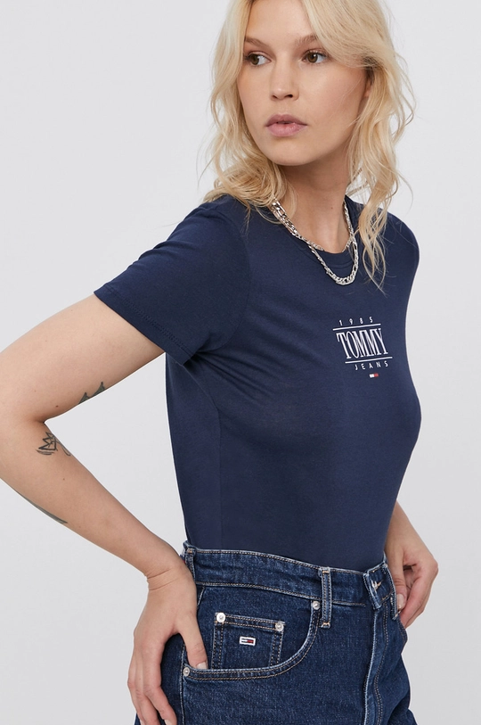 granatowy Tommy Jeans t-shirt DW0DW11239.4890 Damski