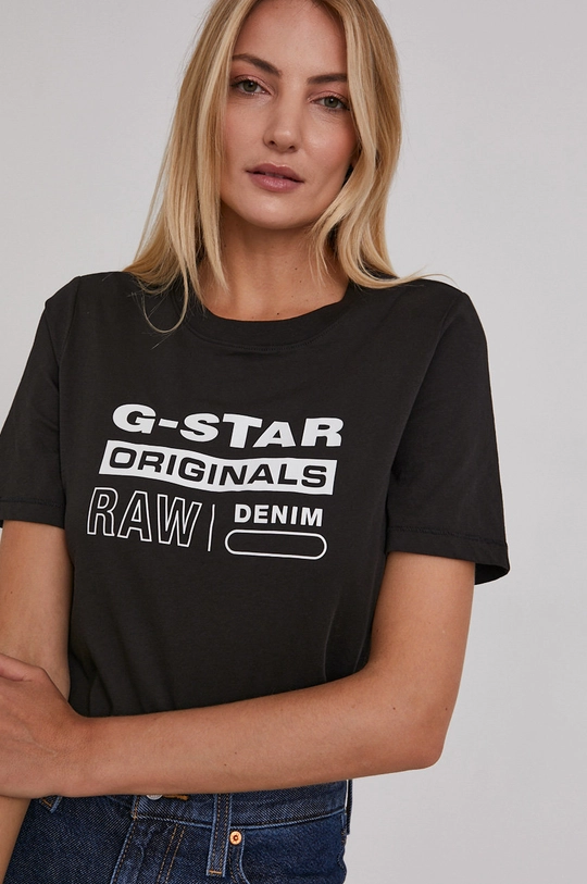 μαύρο Μπλουζάκι G-Star Raw