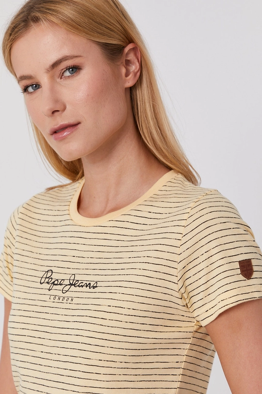 żółty Pepe Jeans T-shirt Mahsa