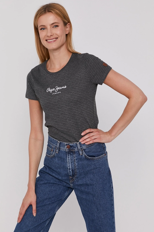 zielony Pepe Jeans T-shirt Mahsa Damski