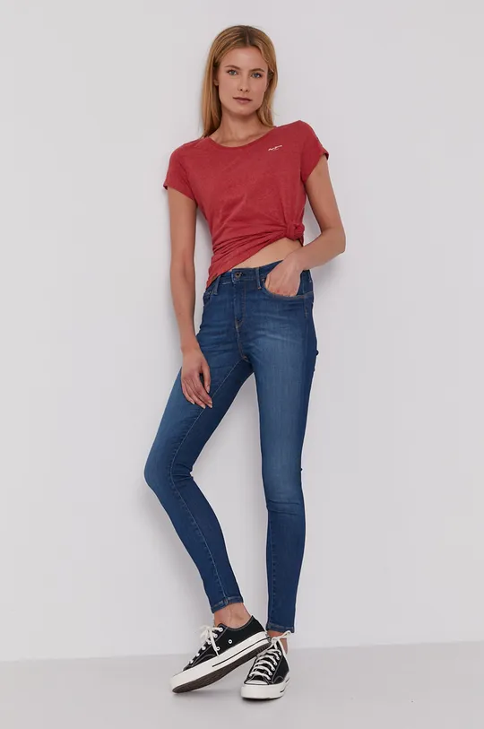 Pepe Jeans T-shirt Marjorie czerwony