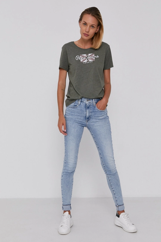 Pepe Jeans T-shirt Zaidas zielony