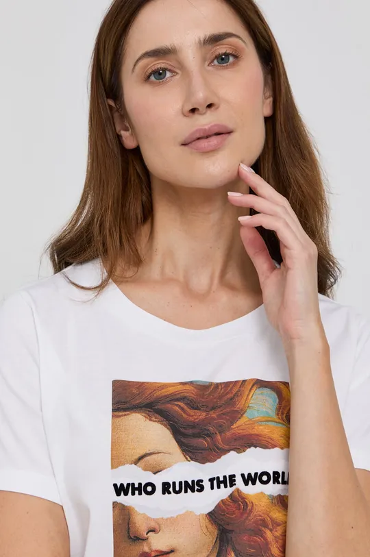 viacfarebná Bavlnené tričko Patrizia Pepe