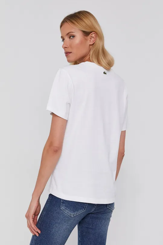 Lacoste T-shirt bawełniany TF7060 100 % Bawełna